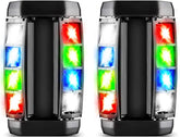 Spider Moving Head Light, DMX-512 Portable Stage Light with 8x3W RGBW 4 Color LED Lamp for DJ KTV Disco Party by (2Pack)
