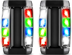 Spider Moving Head Light, DMX-512 Portable Stage Light with 8x3W RGBW 4 Color LED Lamp for DJ KTV Disco Party by (2Pack)
