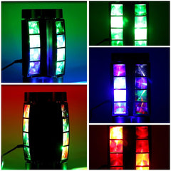 Spider Moving Head Light, DMX-512 Portable Stage Light with 8x3W RGBW 4 Color LED Lamp for DJ KTV Disco Party by (2Pack)